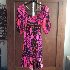 Betsey Johnson Empire Waist Hippie Dress Size 0